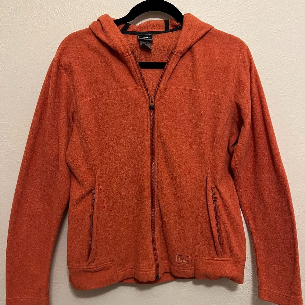 REI Women's Fleece Full Zip Hoodie Jacket